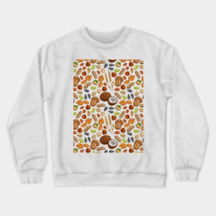 Seamless Pattern Peanuts Crewneck Sweatshirt